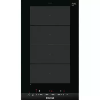 Siemens EX375FXB1E indukcijas plīts virsma, melna, iebūvējama, 2 zonas