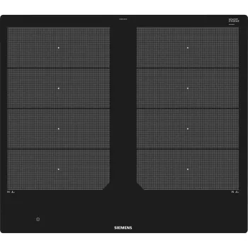 Siemens EX601LXC1E iebūvējamā indukcijas plīts virsma, melna, 4 zonām