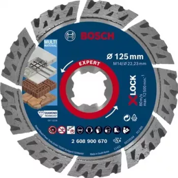 Bosch EXPERT MULTIMATERIAL X-LOCK griešanas disks