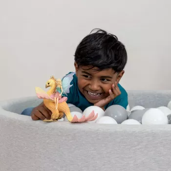 Schleich BAYALA Fēnikss ar kustīgiem spārniem, 5 gadi, Vienradzis / Pegazs, Vienradži & Fejas, Dzeltens, Plastmasa