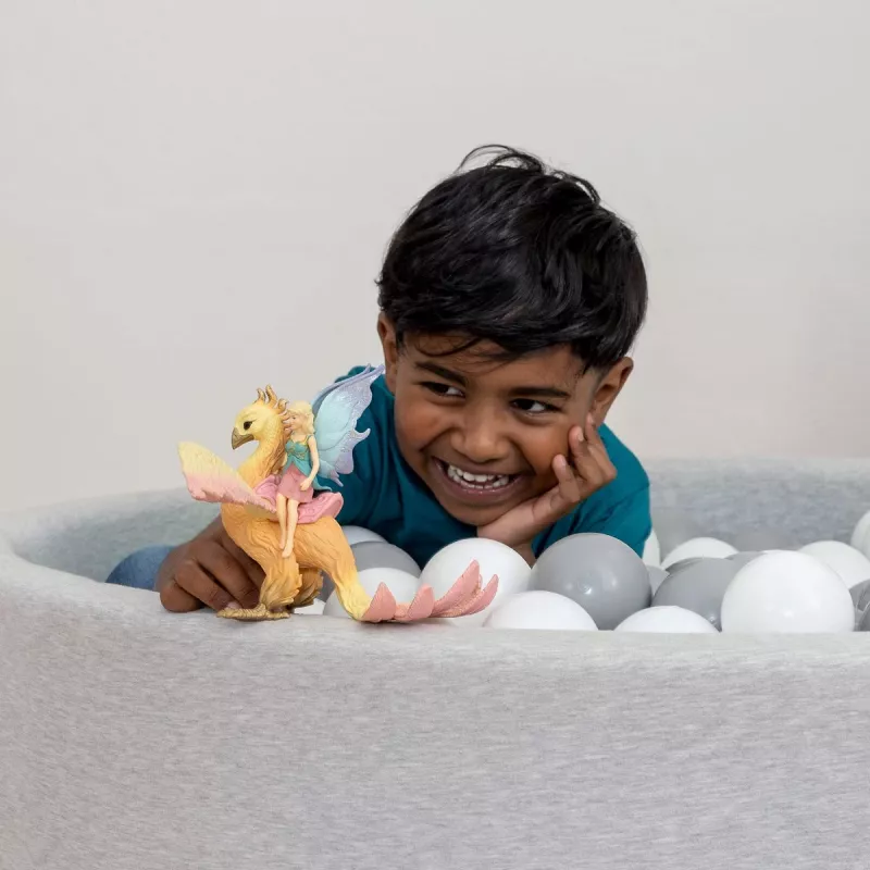 Schleich BAYALA Fēnikss ar kustīgiem spārniem, 5 gadi, Vienradzis / Pegazs, Vienradži & Fejas, Dzeltens, Plastmasa