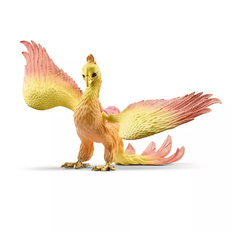 Schleich BAYALA Fēnikss ar kustīgiem spārniem, 5 gadi, Vienradzis / Pegazs, Vienradži & Fejas, Dzeltens, Plastmasa