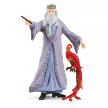 schleich Albus Dumbledore & Fawkes, 6 gadi, Harijs Poters™, Daudzkrāsains, Plastmasa