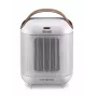 De’Longhi Capsule HFX30C18.IW keramiskais sildītājs, brūns, balts, 1800 W