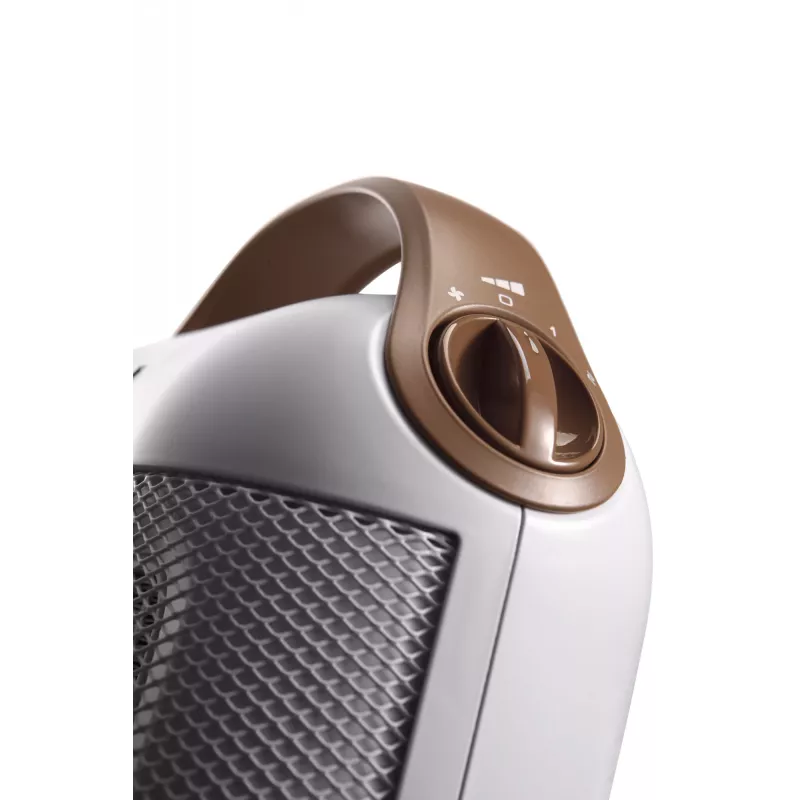 De’Longhi Capsule HFX30C18.IW keramiskais sildītājs, brūns, balts, 1800 W