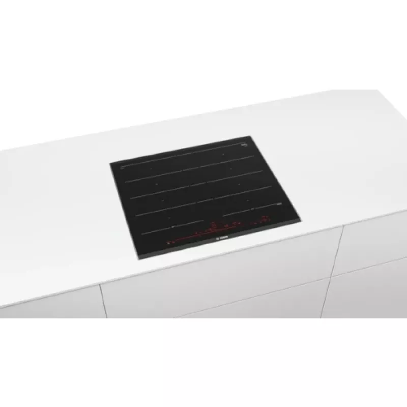 Bosch Serie 8 PXY675DC1E indukcijas plīts virsma, melna, iebūvējama, 4 zonas
