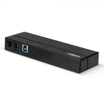 Lindy 7 Portu USB 3.0 Hubs ar ātrās uzlādes BC 1.2