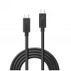 Lindy Thunderbolt 3 kabelis, pasīvs, 1 m, 20 Gbit/s, 60 W, melns