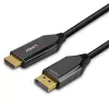 Lindy 2m aktīvs DisplayPort 1.4 uz HDMI 8K60 kabelis, 2 m, HDMI A tipa (standarta), DisplayPort, tēviņš, tēviņš, taisns