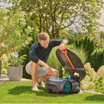 Garāža robotu zāles pļāvējam Gardena 15025-20 saderīga ar SILENO pro max free