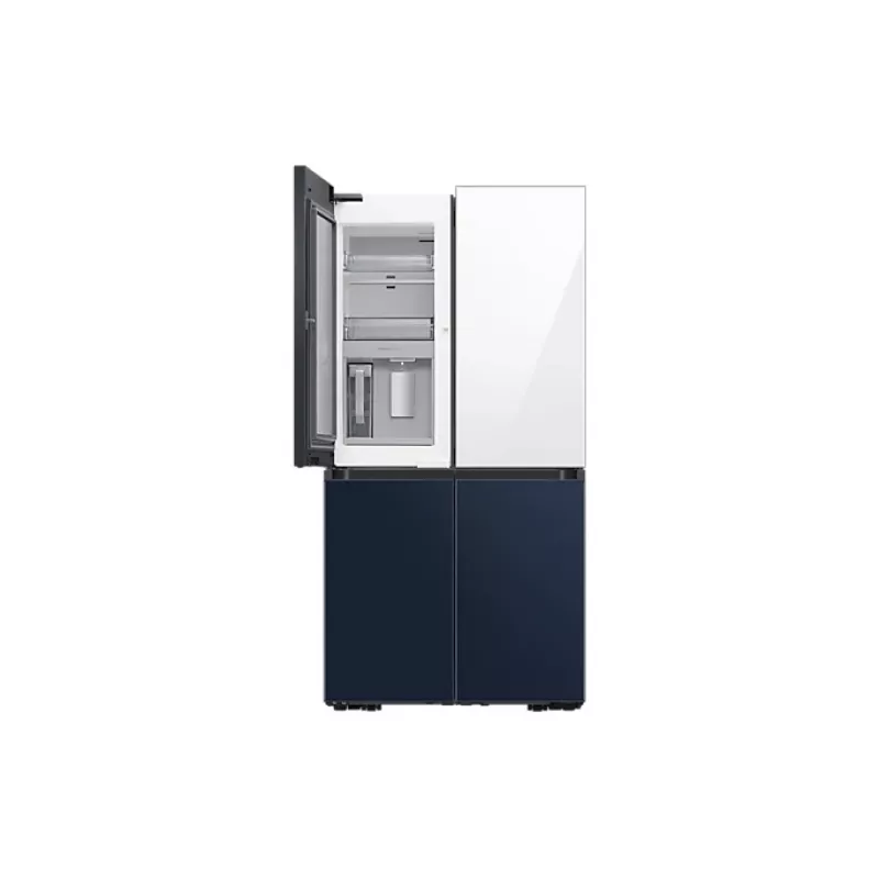 Samsung RF65A96768A brīvi stāvošs franču durvju ledusskapis 647 L Balts