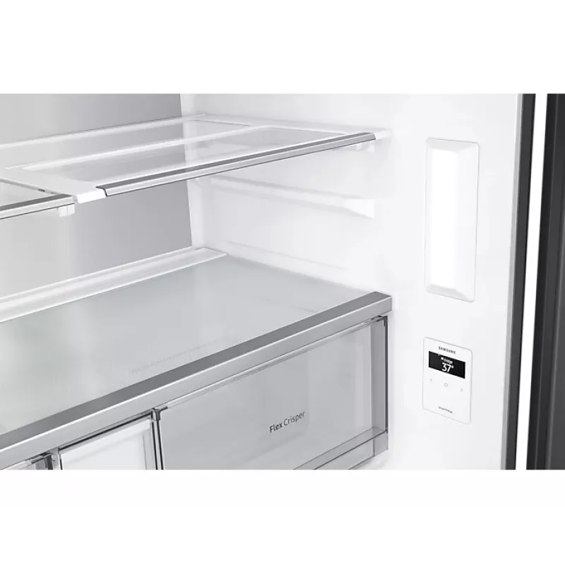 Samsung RF65A96768A brīvi stāvošs franču durvju ledusskapis 647 L Balts