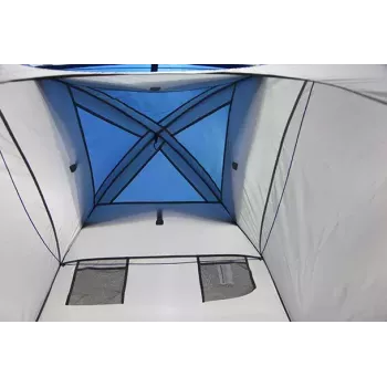 Telts High Peak Lido Ūdensizturīga 100 cm Zili Pelēka 2 Kabatas Stiklašķiedra
