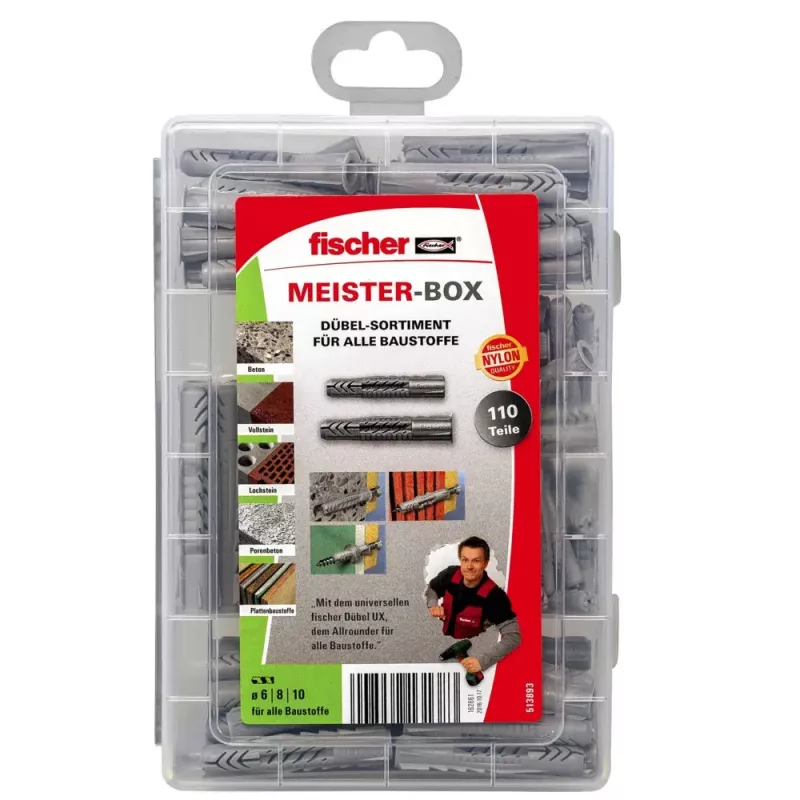 Fischer MEISTER-BOX UX/UX R stiprinājuma enkuru komplekts