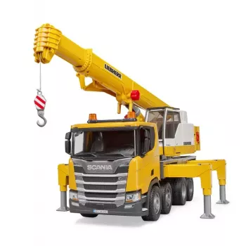 BRUDER SCANIA Super 560R Liebherr Celtnis