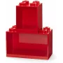Plaukts Room Copenhagen LEGO Ķieģelis 8+4 Sarkans, 2 līmeņi