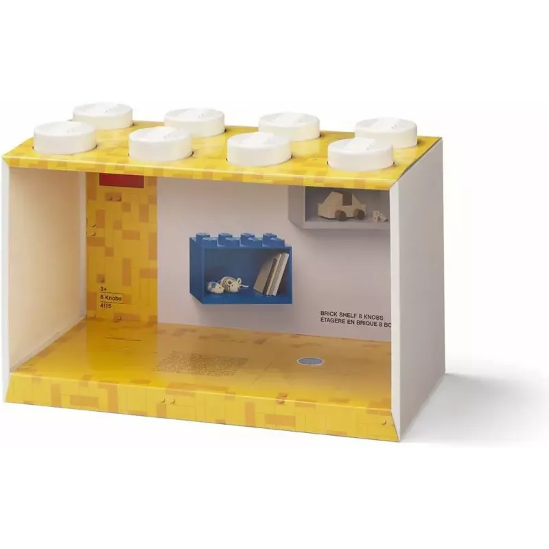 Plaukts Room Copenhagen LEGO Brick 8 White
