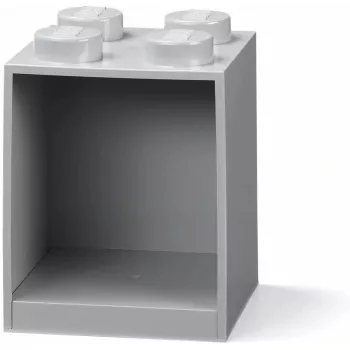 Plaukts Room Copenhagen LEGO Brick 4-plauktu gaiši pelēks 41141740