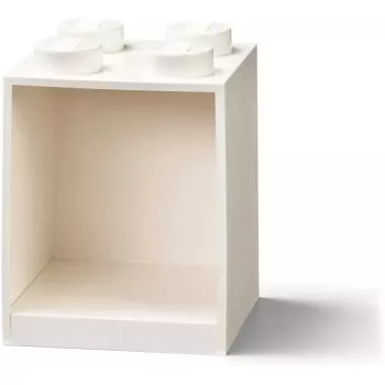 Plaukts Room Copenhagen LEGO Brick 4 Shelf Balts 41141735 – sienas stiprinājuma LEGO saderīgs displeja plaukts