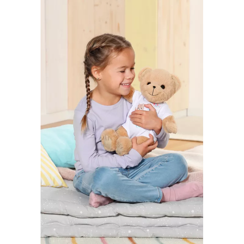 Rotaļu lācītis BABY born Bear balts 0-12 gadiem