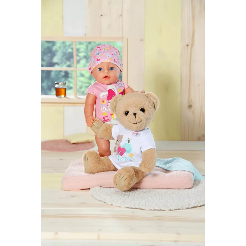 Rotaļu lācītis BABY born Bear balts 0-12 gadiem