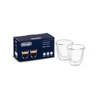 De’Longhi 5513214591 Kafijas glāzes Caurspīdīgas 2 gab.
