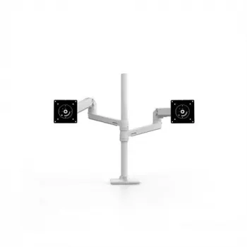 ERGOTRON LX Divkāršā statņa monitors, garā statne (balta)
