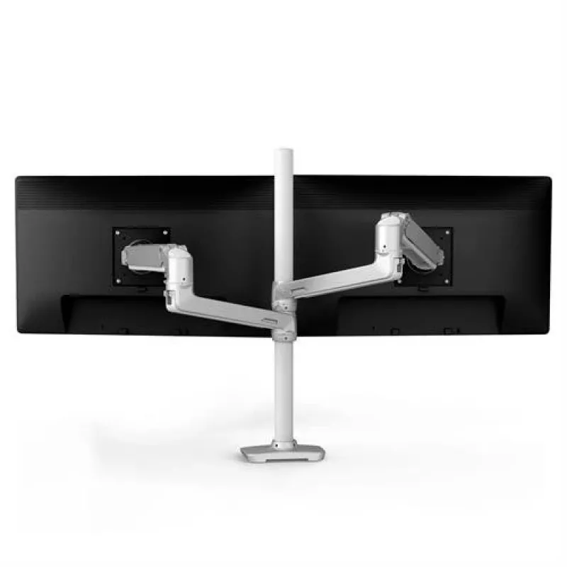 ERGOTRON LX Divkāršā statņa monitors, garā statne (balta)