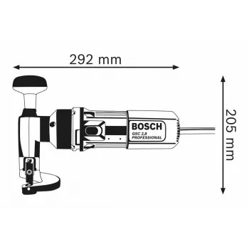 Bosch 0 601 506 103 metāla šķēres/nibbler 2400 sitieni/min 500 W