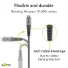 Lightning kabelis Wentronic 49267 0,5m Melns Pelēks