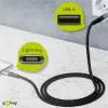 Lightning kabelis Wentronic 49267 0,5m Melns Pelēks
