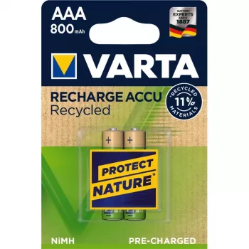 VARTA 56813101402 uzlādējamā baterija AAA NiMH 800mAh 2 iepakojums Recycled
