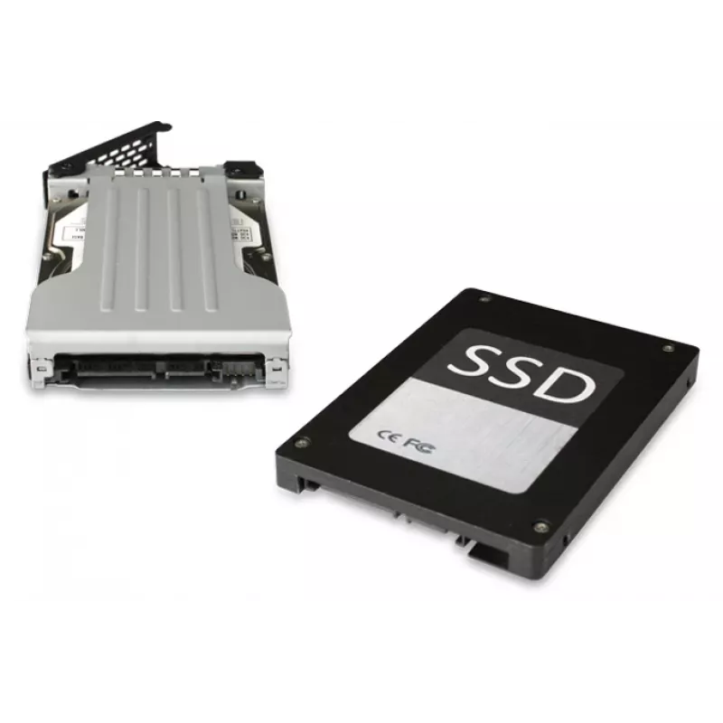 ICY DOCK ToughArmor MB994SP-4SB-1 4 vietu 2,5" SATA savienojumu plate iekšējam 5,25" nodalījumam, bez ieliktņiem, alumīnija, 40 mm ventilators, SATA 6 Gbit/s, melna