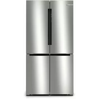 Bosch Serie 4 KFN96APEA ledusskapis un saldētava sānu pie sāniem 605 L nerūsējošais tērauds