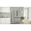 Bosch Serie 4 KFN96APEA ledusskapis un saldētava sānu pie sāniem 605 L nerūsējošais tērauds