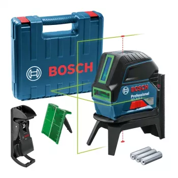 Bosch GCL 2-15 G līniju/punktu lāzera līmenis 10 m 500-540 nm (< 10 mW)