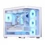 PC korpuss Aerocool P500C Midi Tower Balts ATX Sānu PSU 3x120mm Ventilatori