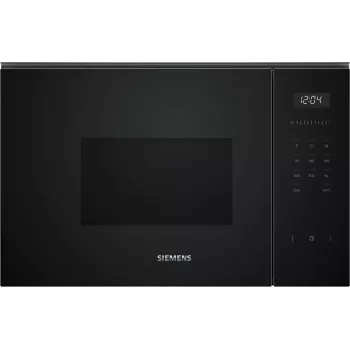 Siemens iQ500 BF525LMB1 Iebūvējamā mikroviļņu krāsns Melna Solo 20 L 800 W