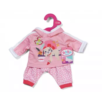 BABY born Rozā sporta tērps 43cm leļļu apģērbu komplekts