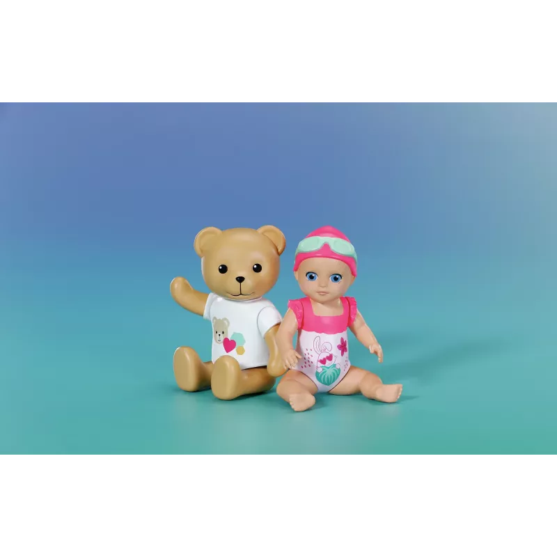 BABY born Splish Splash Teddy – Vannas dzīvnieciņš, daudzkrāsains