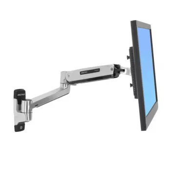 ERGOTRON Lx sienas stiprinājums monitoram ar pacelšanas funkciju (pulēts alumīnijs)
