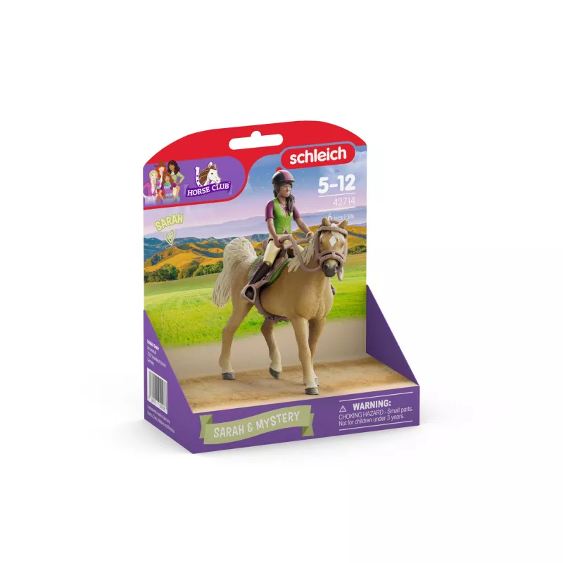 schleich HORSE CLUB Sāra & Mistērija, 5 gadi, Zirgi, Daudzkrāsains
