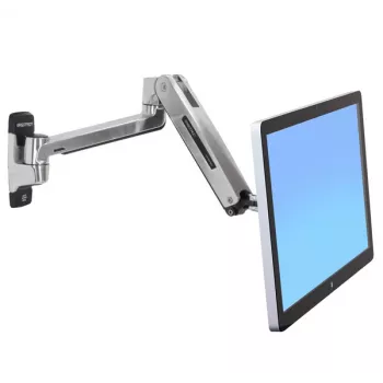 ERGOTRON LX HD Sēdus-stāvus sienas stiprinājums LCD monitora rokai (pulēts alumīnijs)