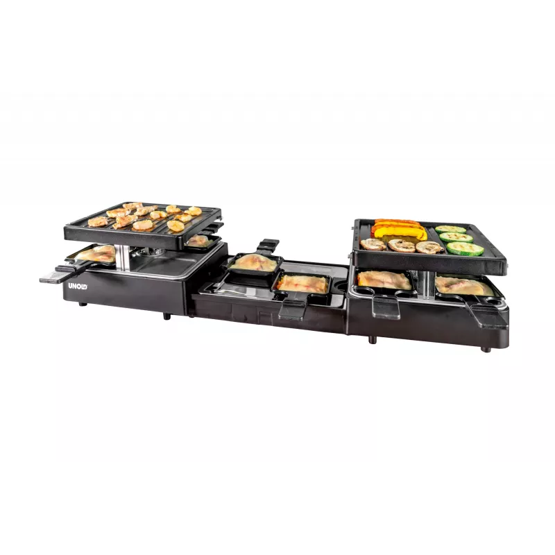 Unold 48755 raclette grils 8 personām 1300 W Melns