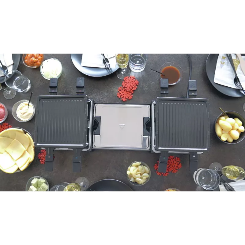 Unold 48755 raclette grils 8 personām 1300 W Melns