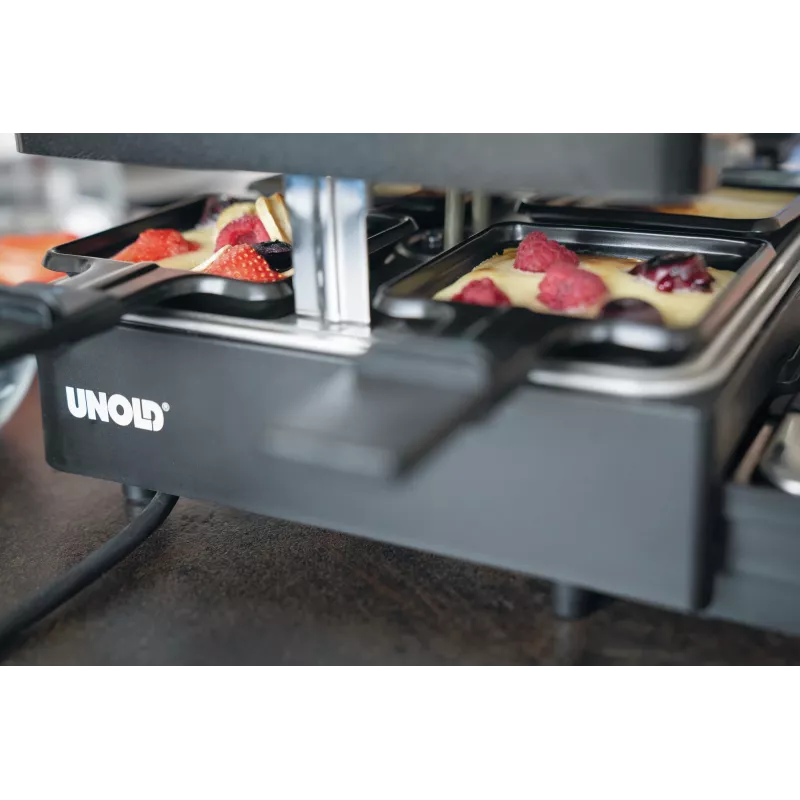 Unold 48755 raclette grils 8 personām 1300 W Melns