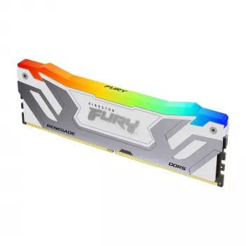 Kingston FURY Renegade RGB White 24GB DDR5 8400MT/s CL40 CUDIMM XMP