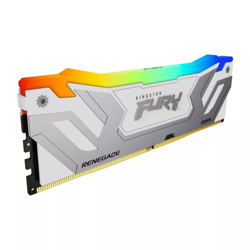 Kingston FURY Renegade RGB White 24GB DDR5 8400MT/s CL40 CUDIMM XMP