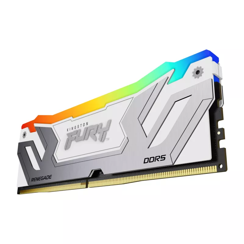 Kingston FURY Renegade RGB White 24GB DDR5 8400MT/s CL40 CUDIMM XMP