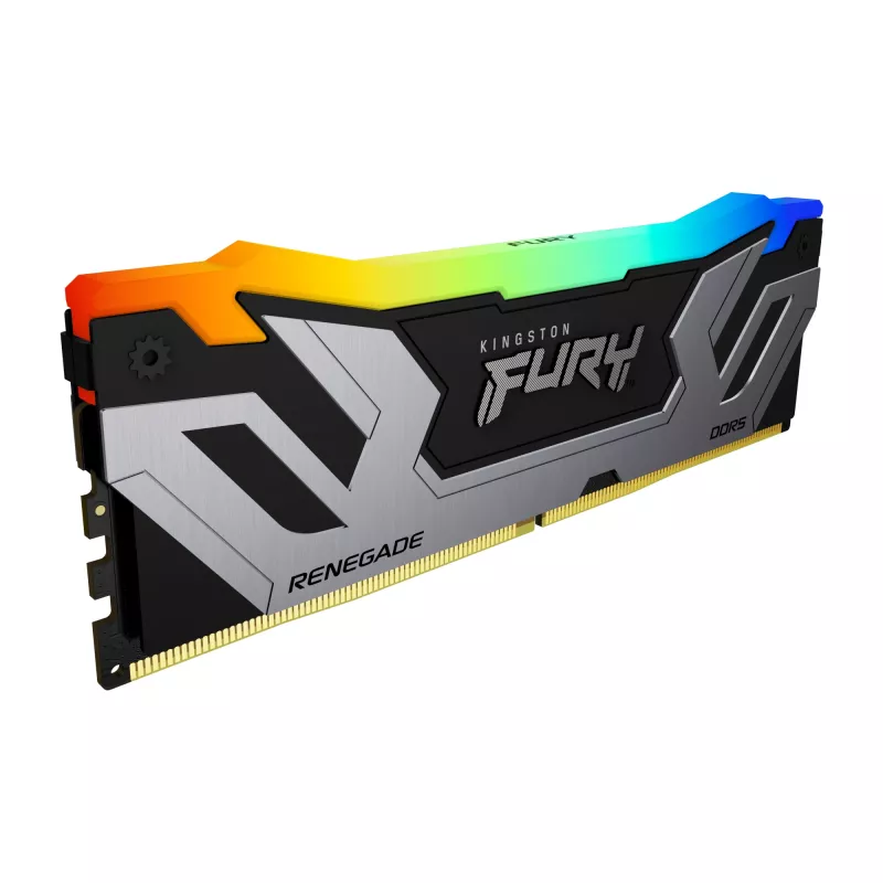 Kingston FURY 24 GB 8400 MT/s DDR5 CL40 CUDIMM Renegade RGB Sudraba XMP